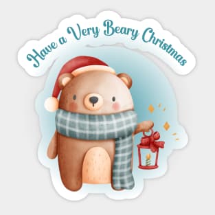 Have a Very Beary Christmas! Sticker